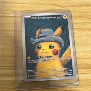 Pikachu with Gray Felt Hat Card